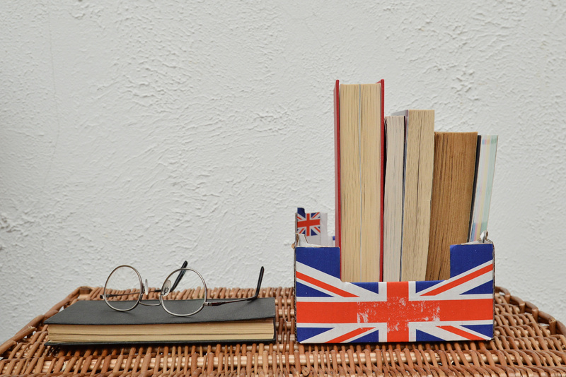 British English language books